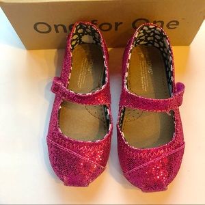 Toms glitter shoes